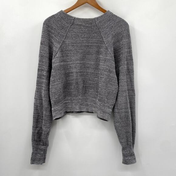 Free people Gray Ribbed Casual Sweater - Picture 6 of 6